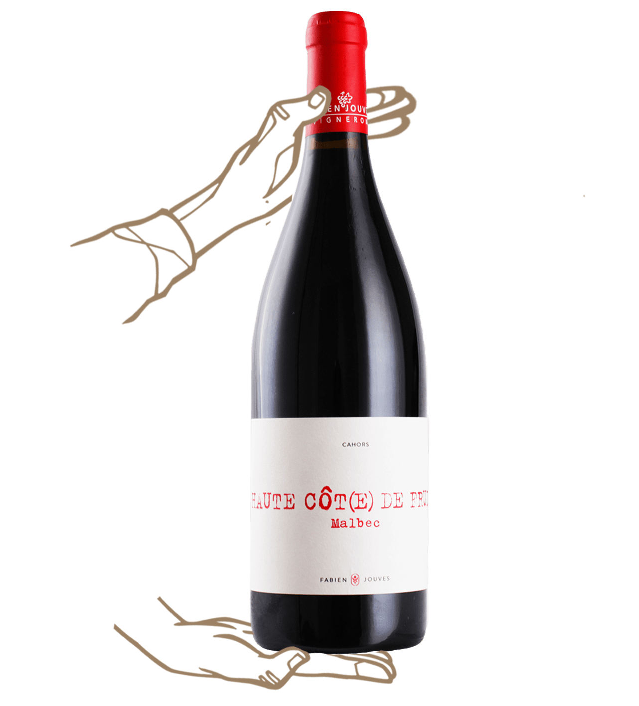 haute côte de fruits is a red natural wine by fabien jouves from domaine mas del pieré