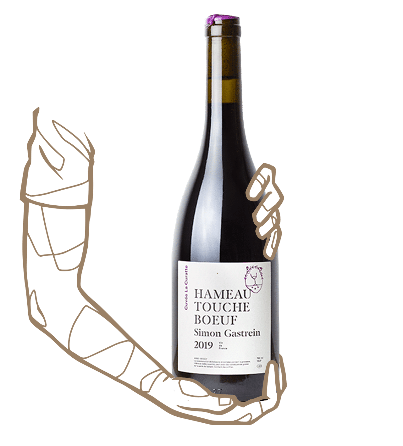La Curatte by Hameau toucheboeuf is a natural wine