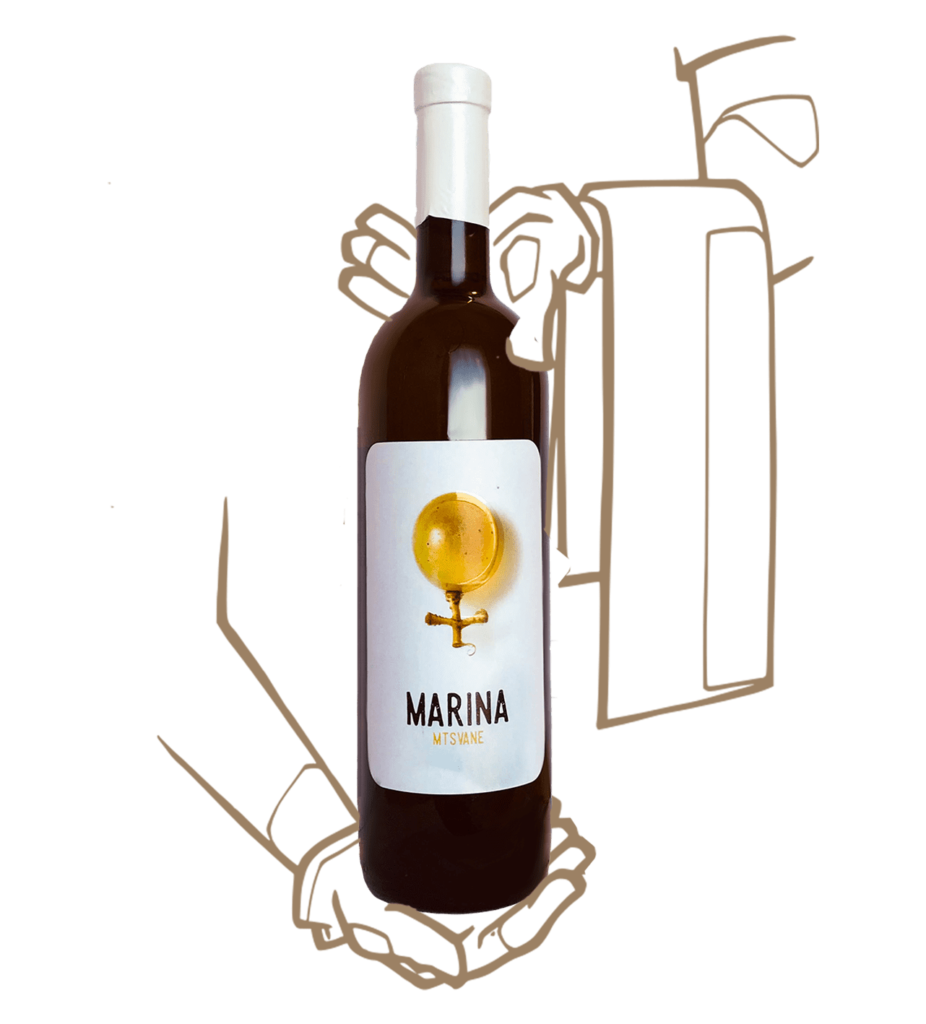 Marina de Iago's wine est un vin naturel orange de Géorgie