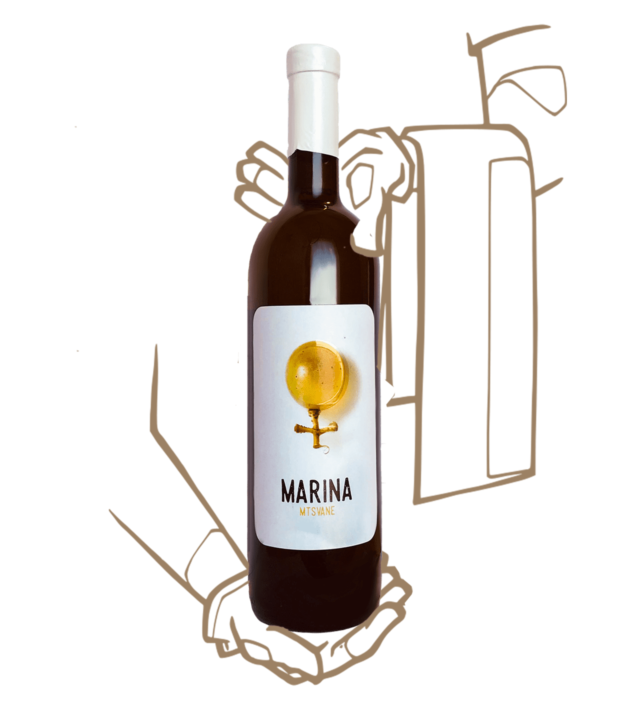 Marina de Iago's wine est un vin naturel orange de Géorgie