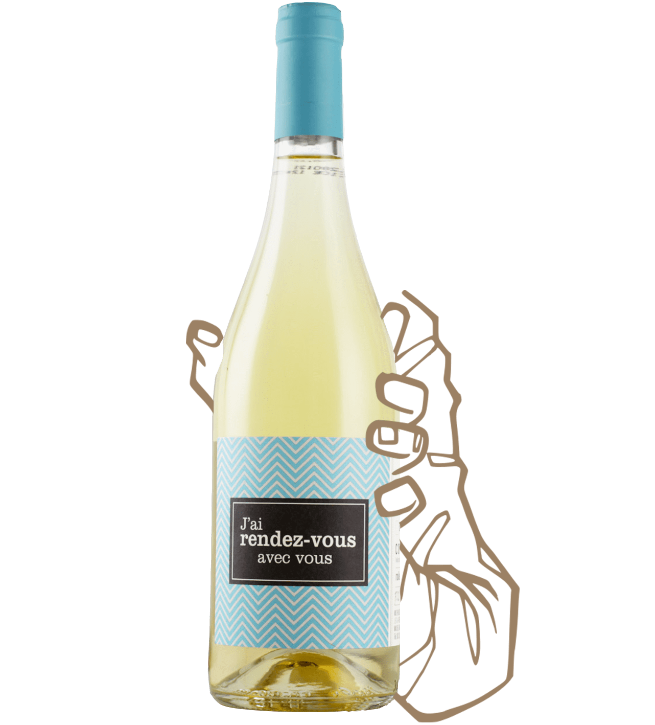 J'ai rdv avec vous white is a natural wine from roussillon by domaine rière cadenne