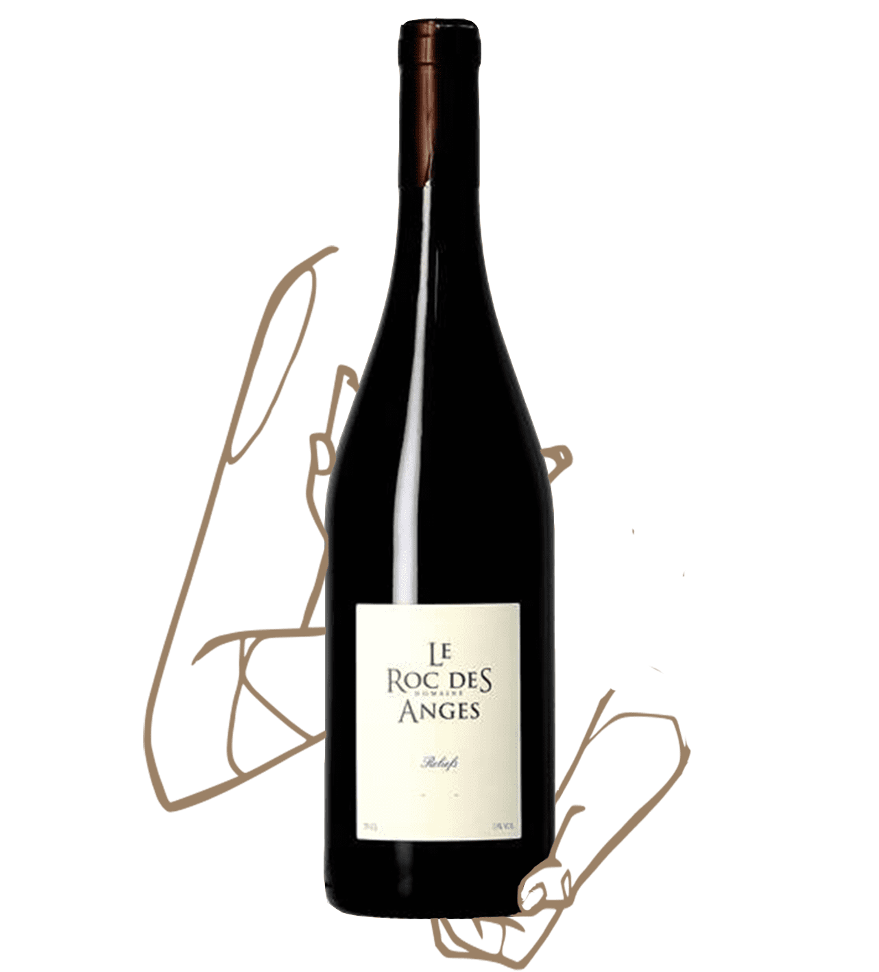 Relief est un vin rouge naturel biodynamique du domaine roc des anges