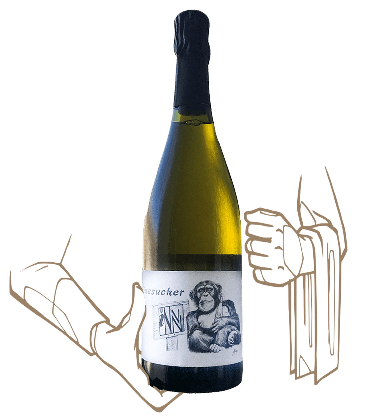 La Bulle de Claude, sparkling wine by Les vins pirouettes