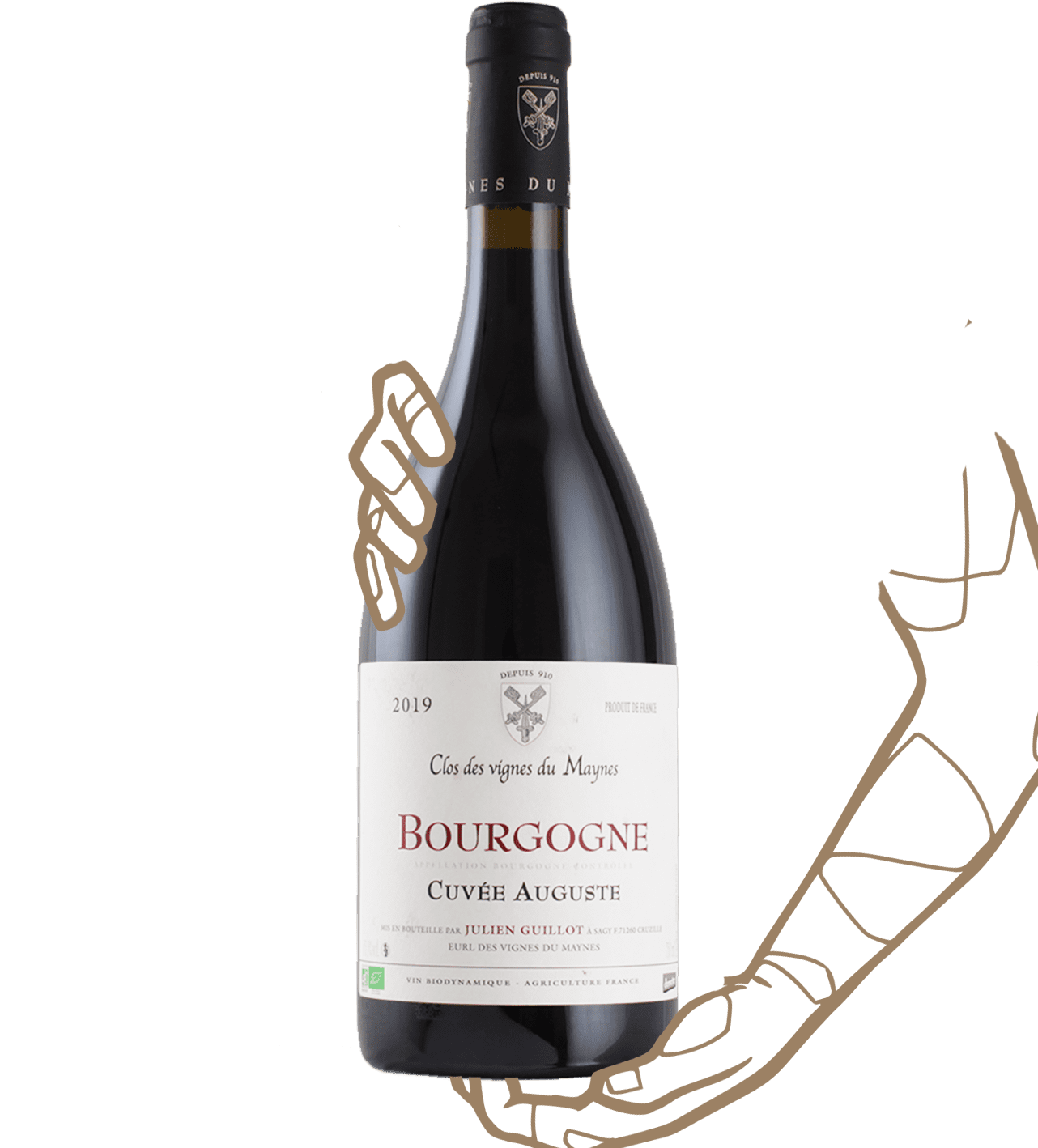 Auguste est un vin naturel de bourgogne du domaine le clos des vignes du maynes