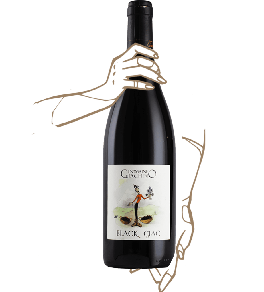 Black giac du domaine giachino est un vin naturel de savoie