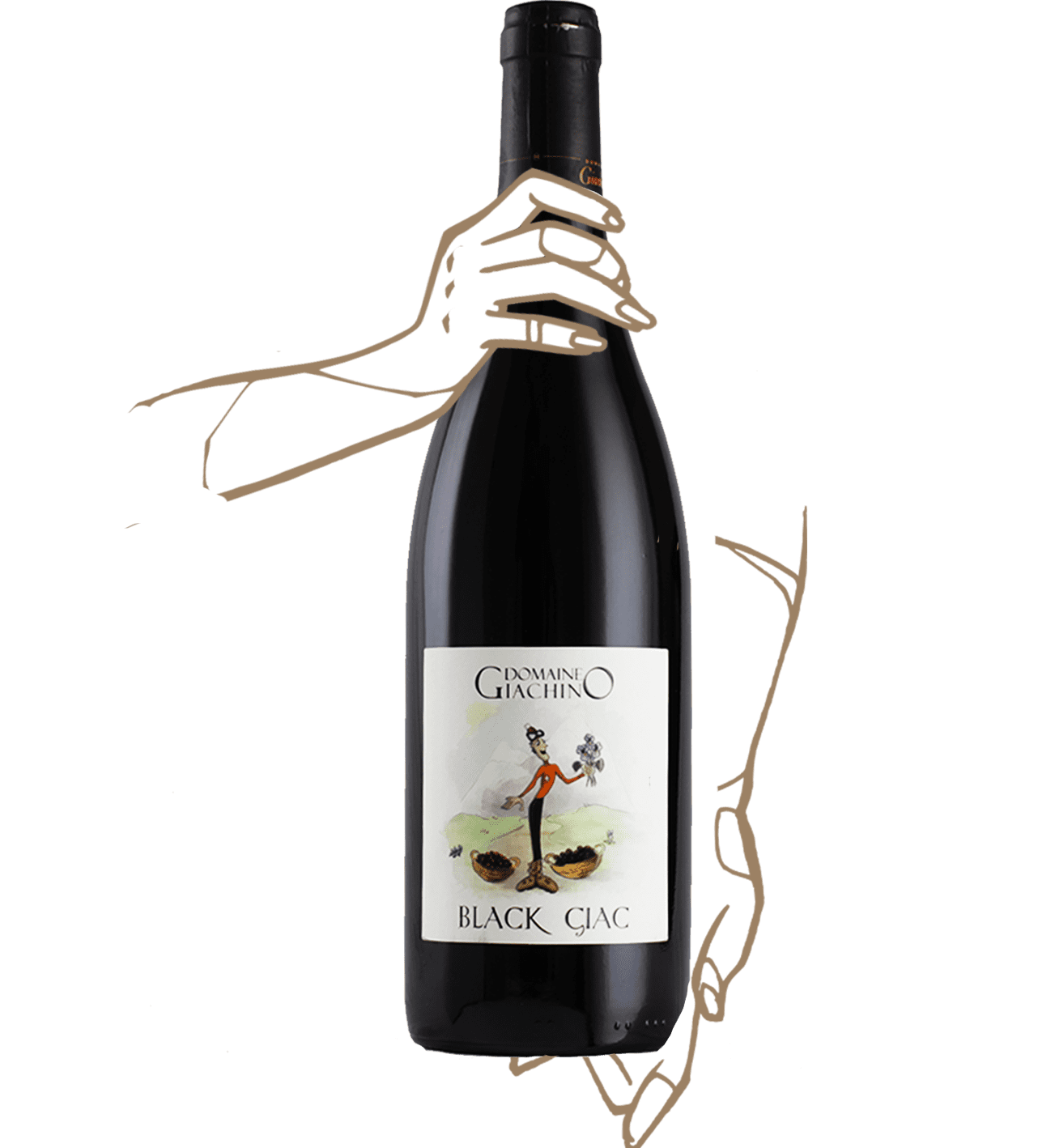 Black giac du domaine giachino est un vin naturel de savoie