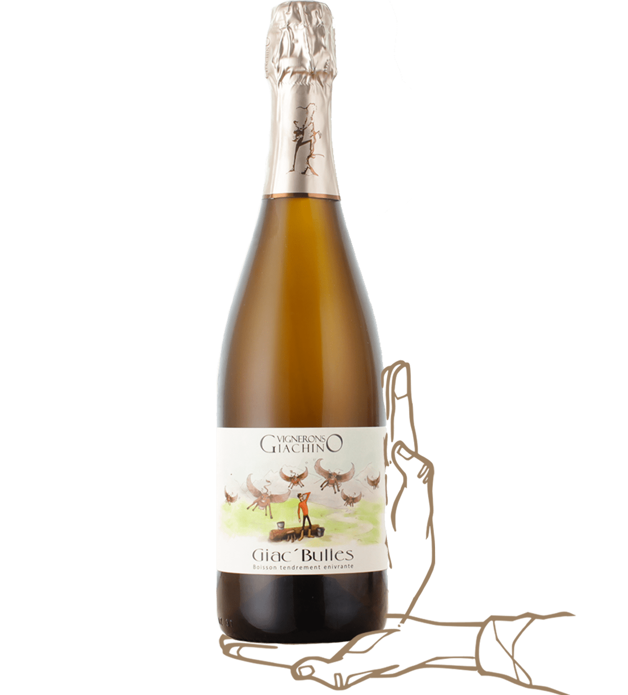 Giac bulle is a pet nat by domaine giachino from savoie