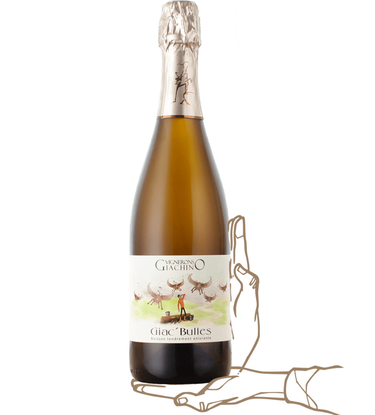 Giac bulle est un vin naturel du domaine giachino en savoie