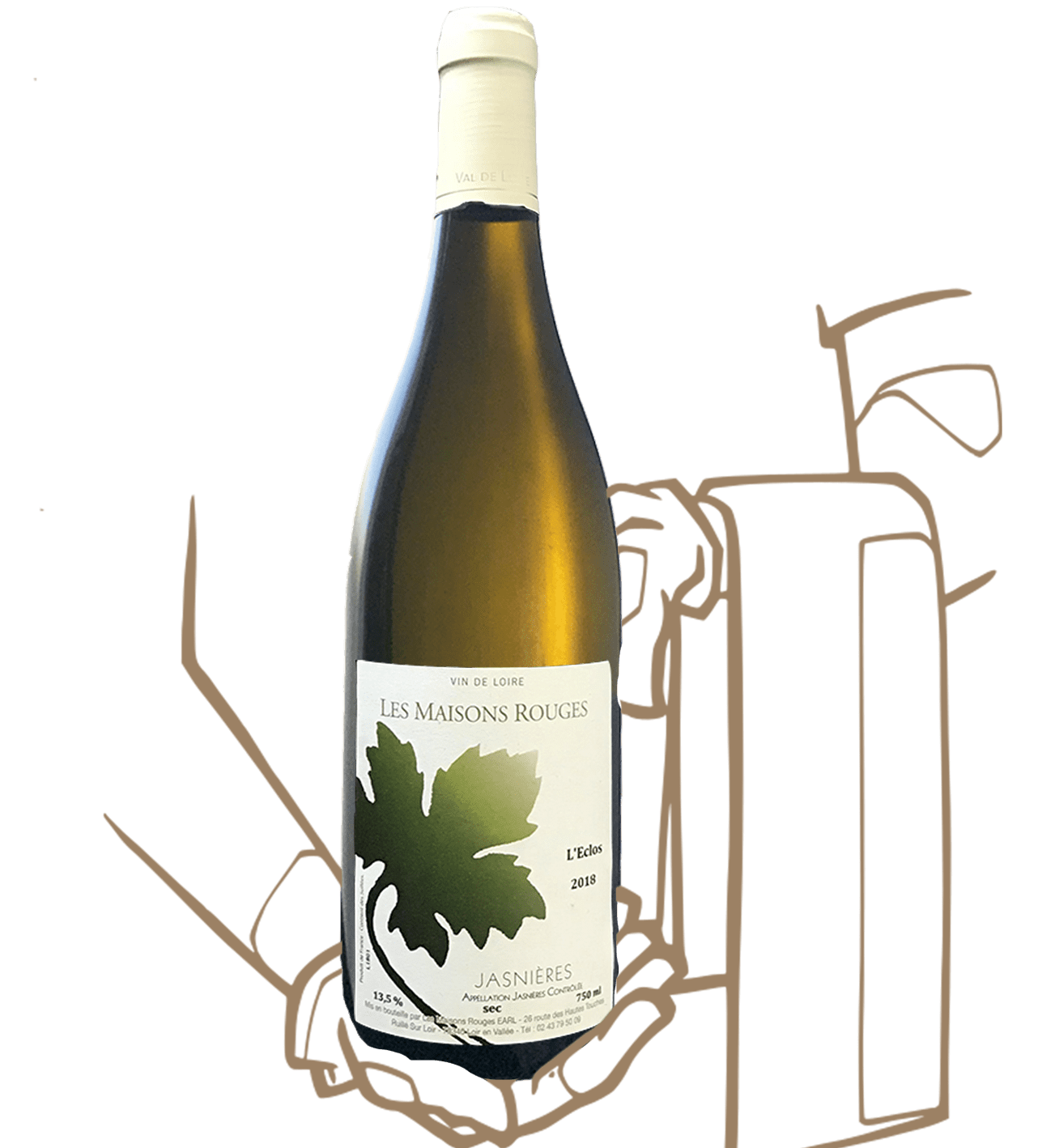 l'éclos est un vin nature du domaine des maisons rouges