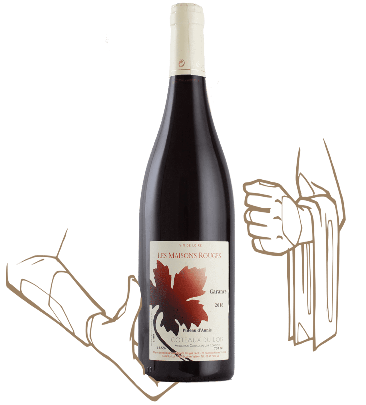 Garance est un vin naturel du domaine les maisons rouges