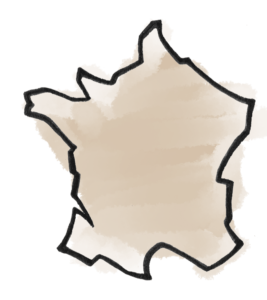 Dessin carte de France