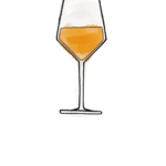Orange wine glass draw
