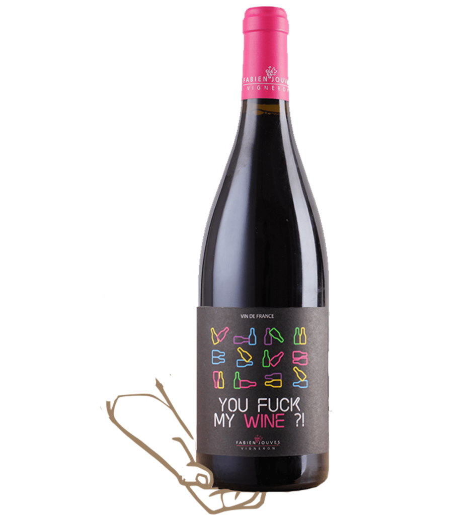 you fuck my wine est un vin rouge naturel sans sulfite ajouté réalisé par fabien jouves du mas del périé