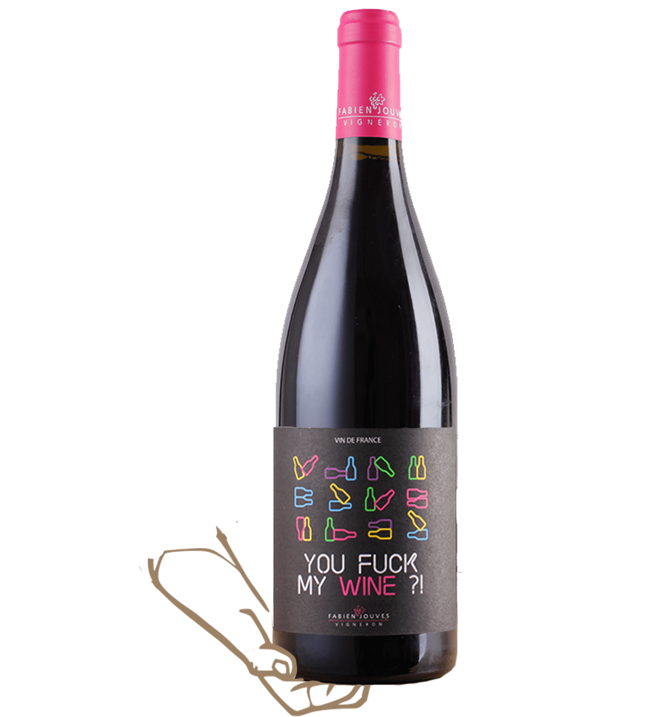 you fuck my wine est un vin rouge naturel sans sulfite ajouté réalisé par fabien jouves du mas del périé