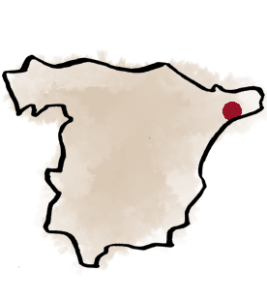 CARTE du vignoble PARTIDA CREUS