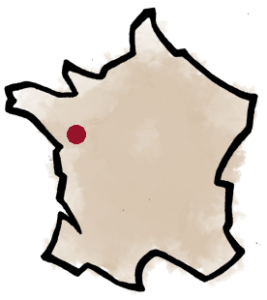 carte du domaine de l'Ecu en Loire