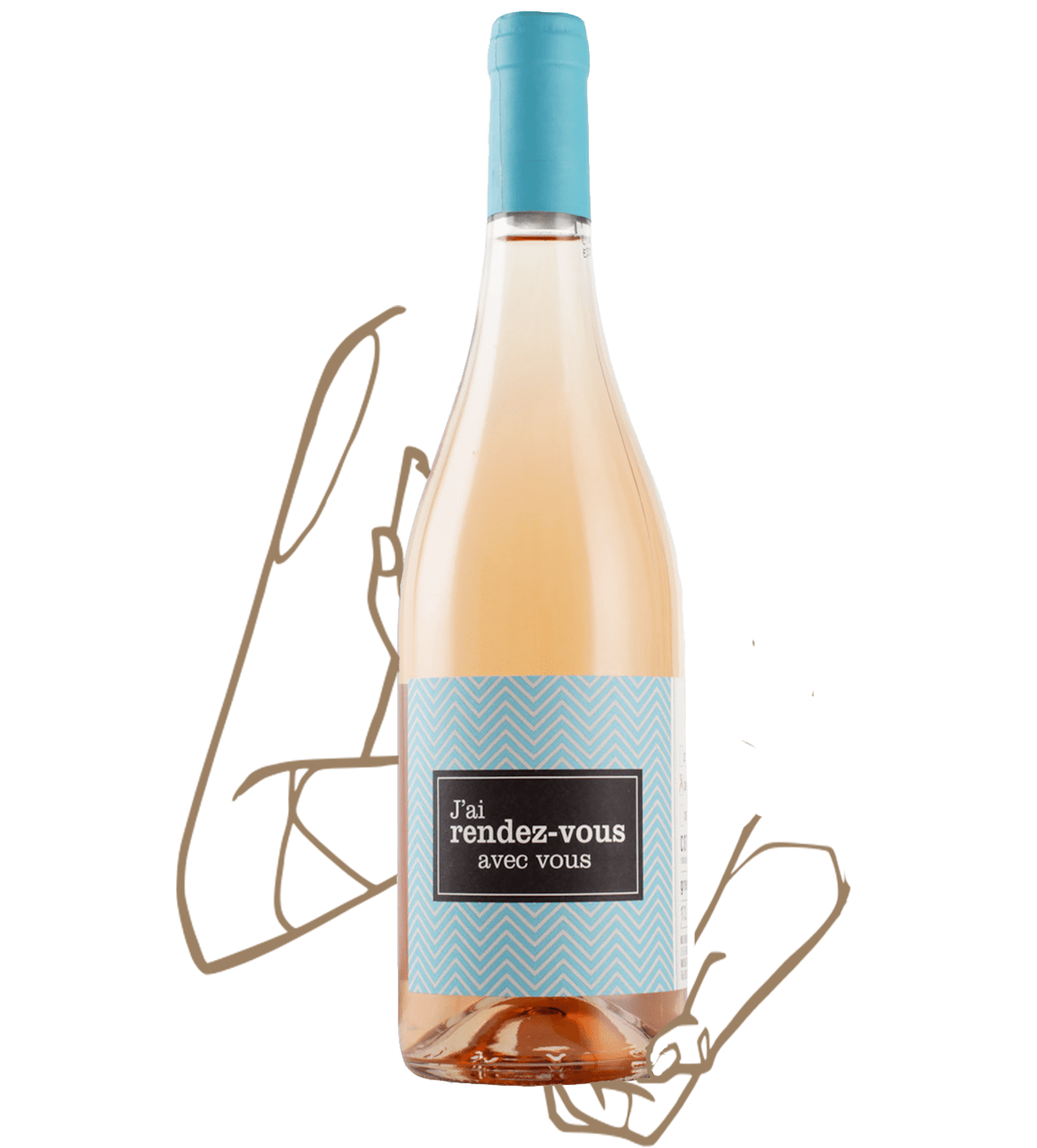 J'ai rendez vous avec vous est un vin rosé biologique
