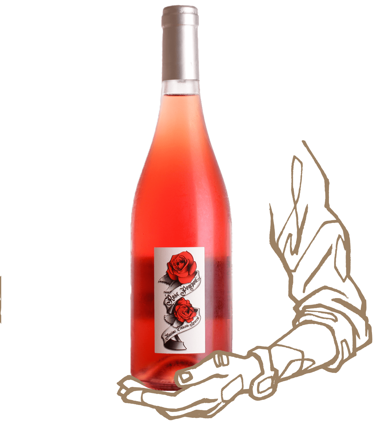 Rose Pompon est un vin rosé naturel de Maxime François Laurent (Gramenon)