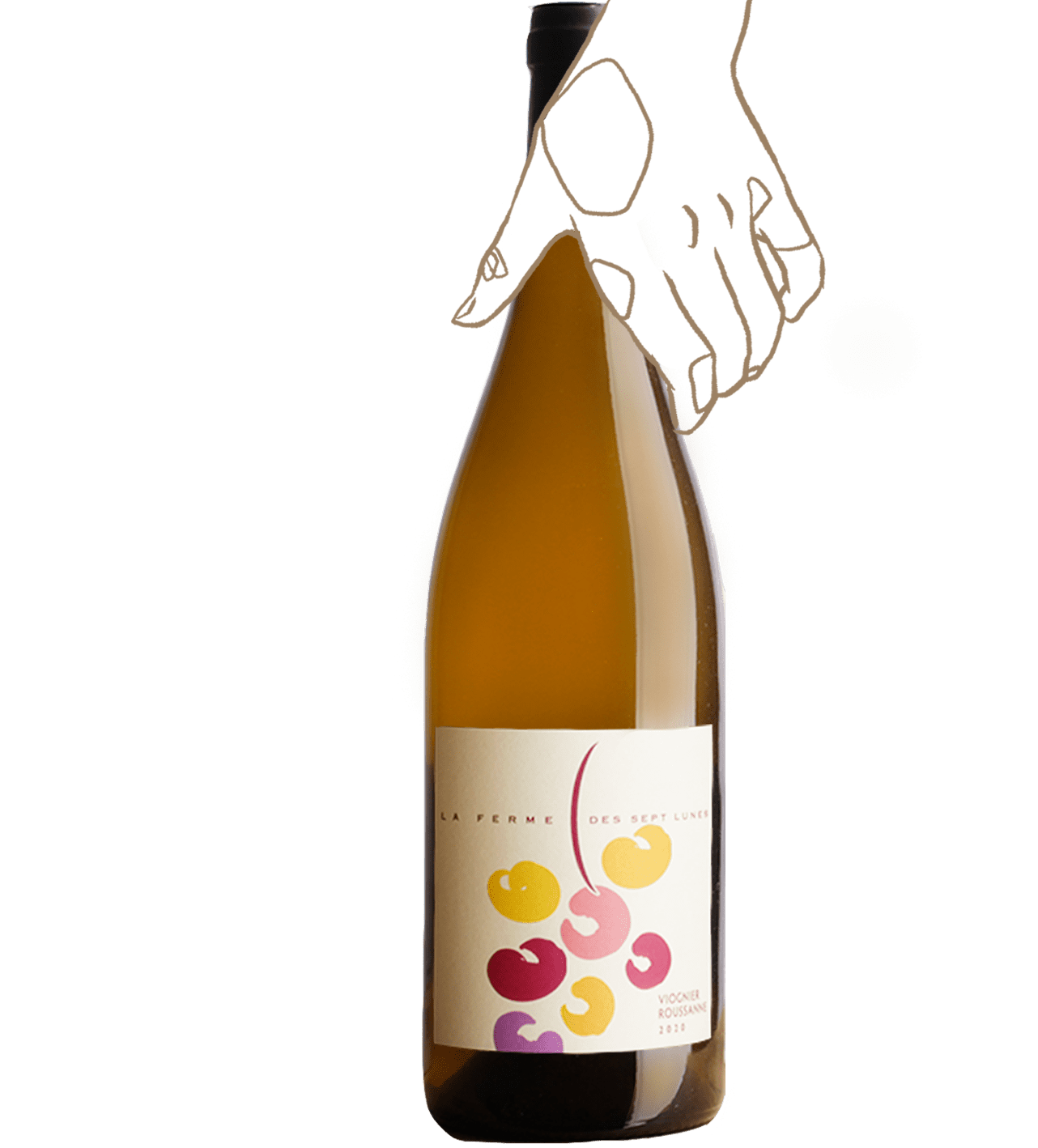 Viognier - Roussanne est un vin nature de la Ferme des 7 lunes