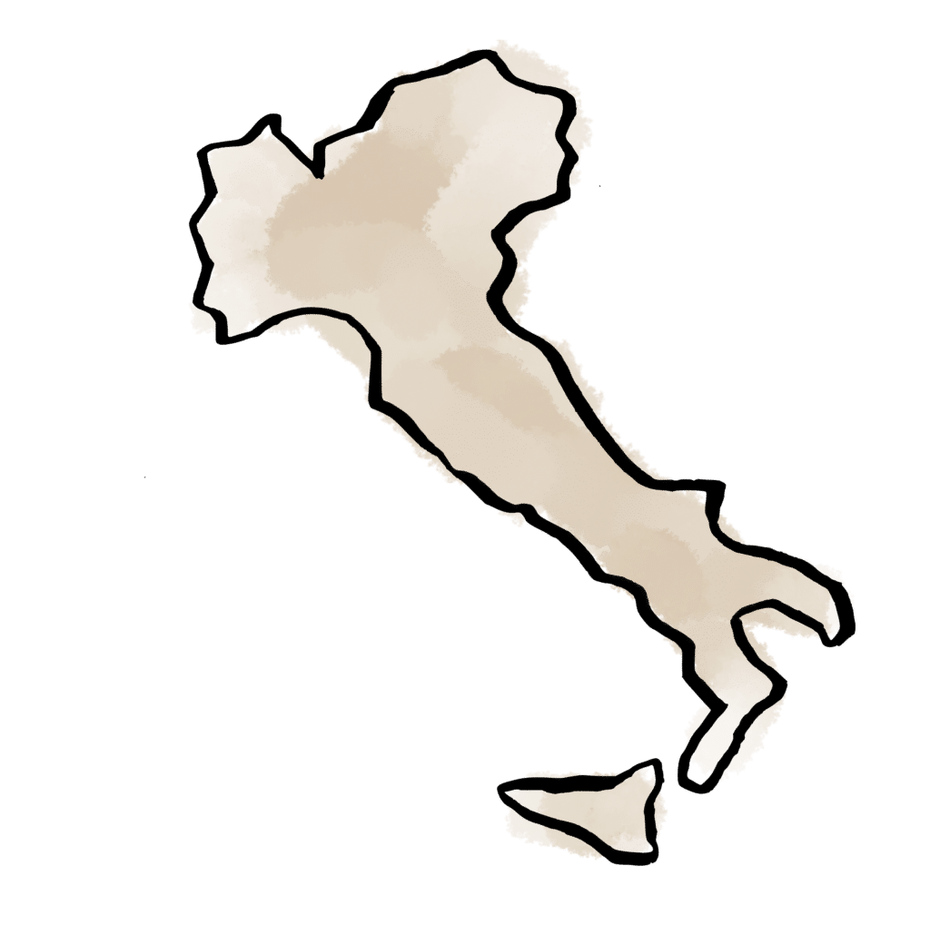 italie CARTE dessin