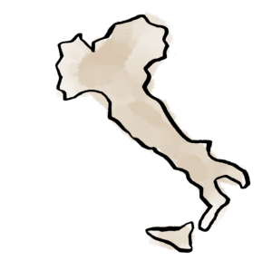 italie CARTE dessin