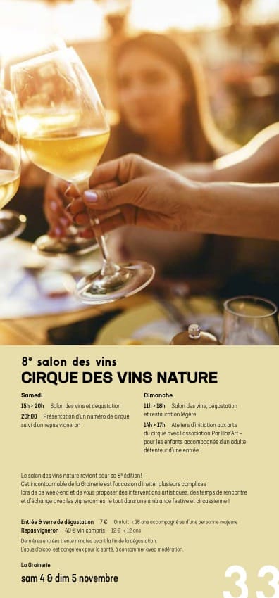 CIRQUE DES VINS NATURE