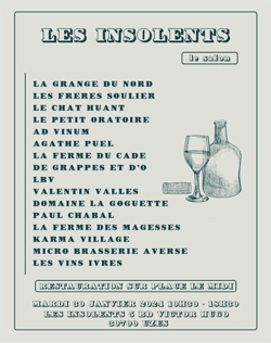 salon vin nature les insolents