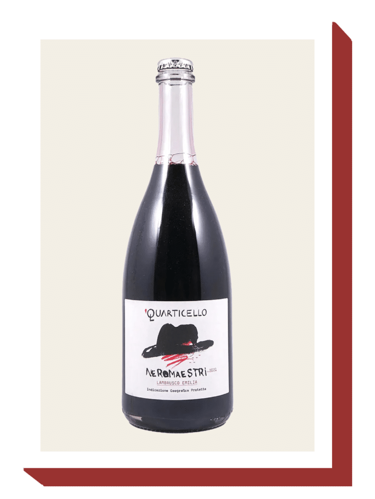 Lambrusco rouge - vin italie pétillant